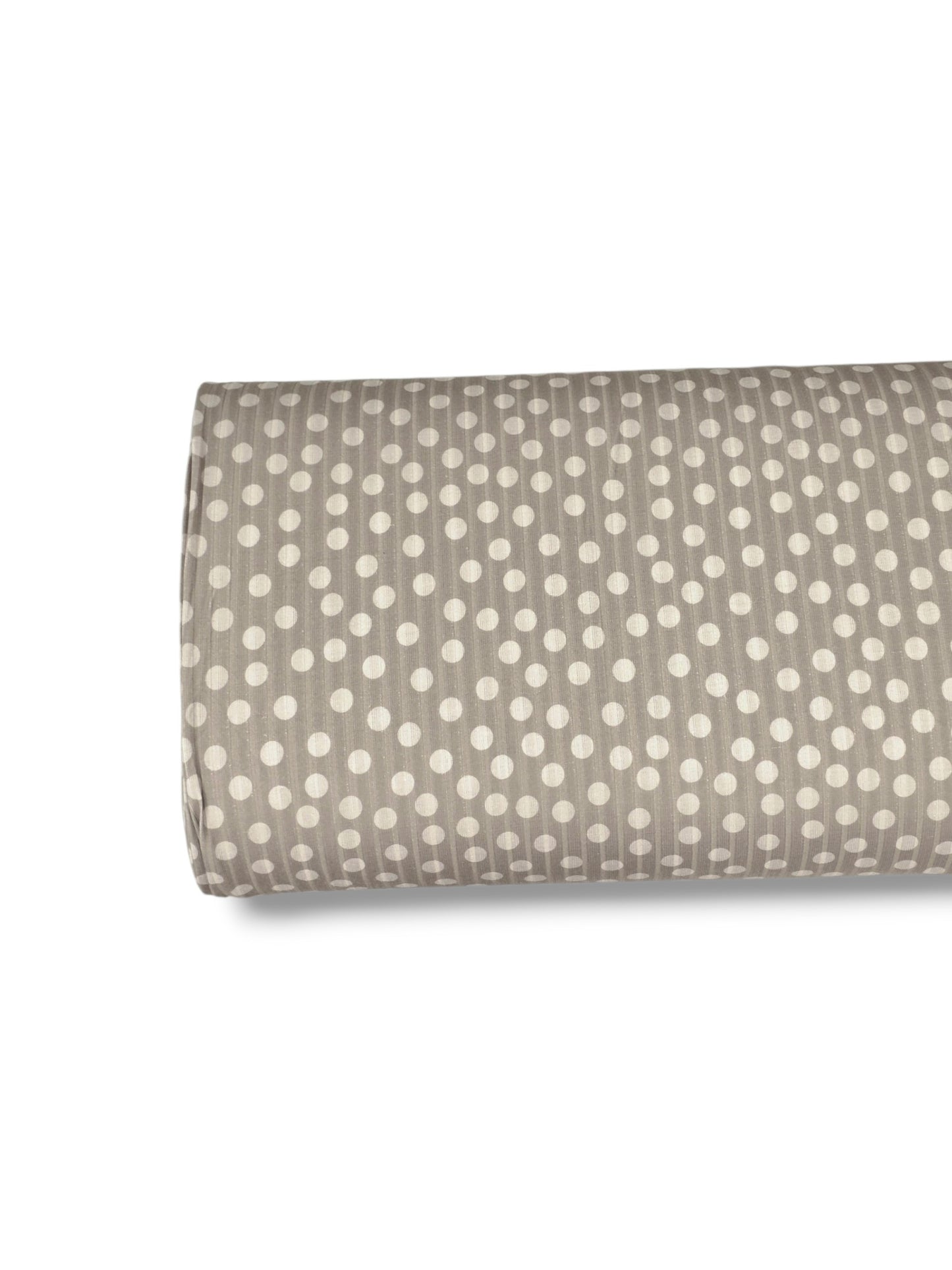 * Unique Design * Ribbed Knit Cotton Feel Classic Dots Driftwood