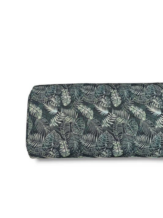 *Unique Design* Swiss Dot Knit Palms Canopy Hunter