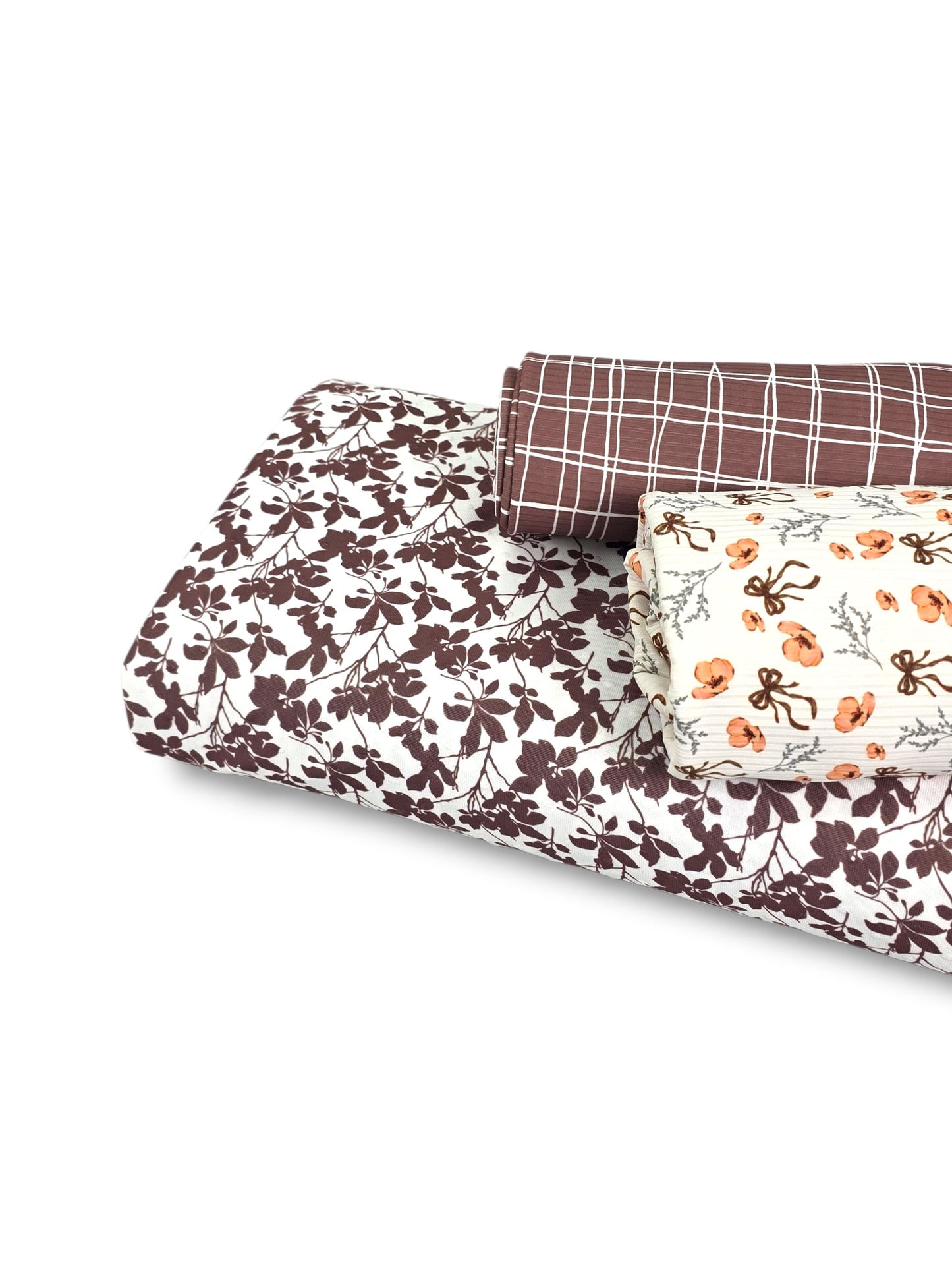 Swiss Dot Knit Sephia Garden Espresso