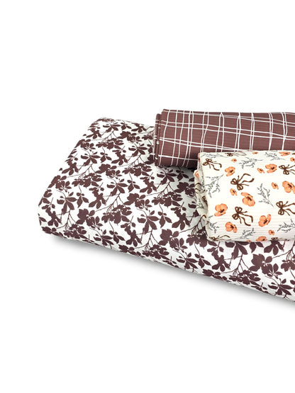 Swiss Dot Knit Sephia Garden Espresso