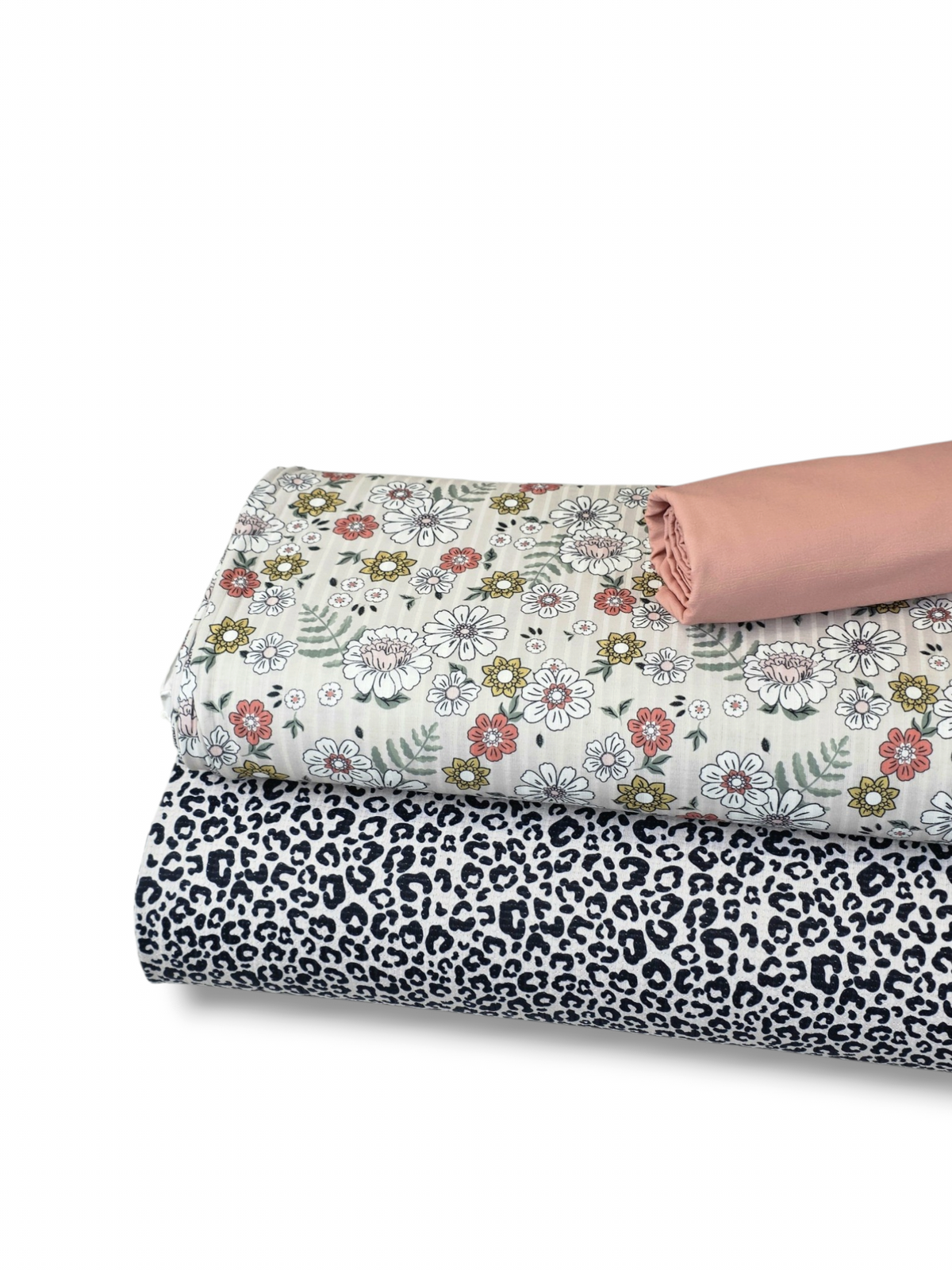 * Unique Design * Pointelle Leopard Neutral Gray