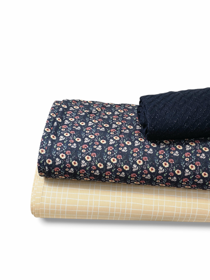 Swiss Dot Knit Brilliant Botanicals