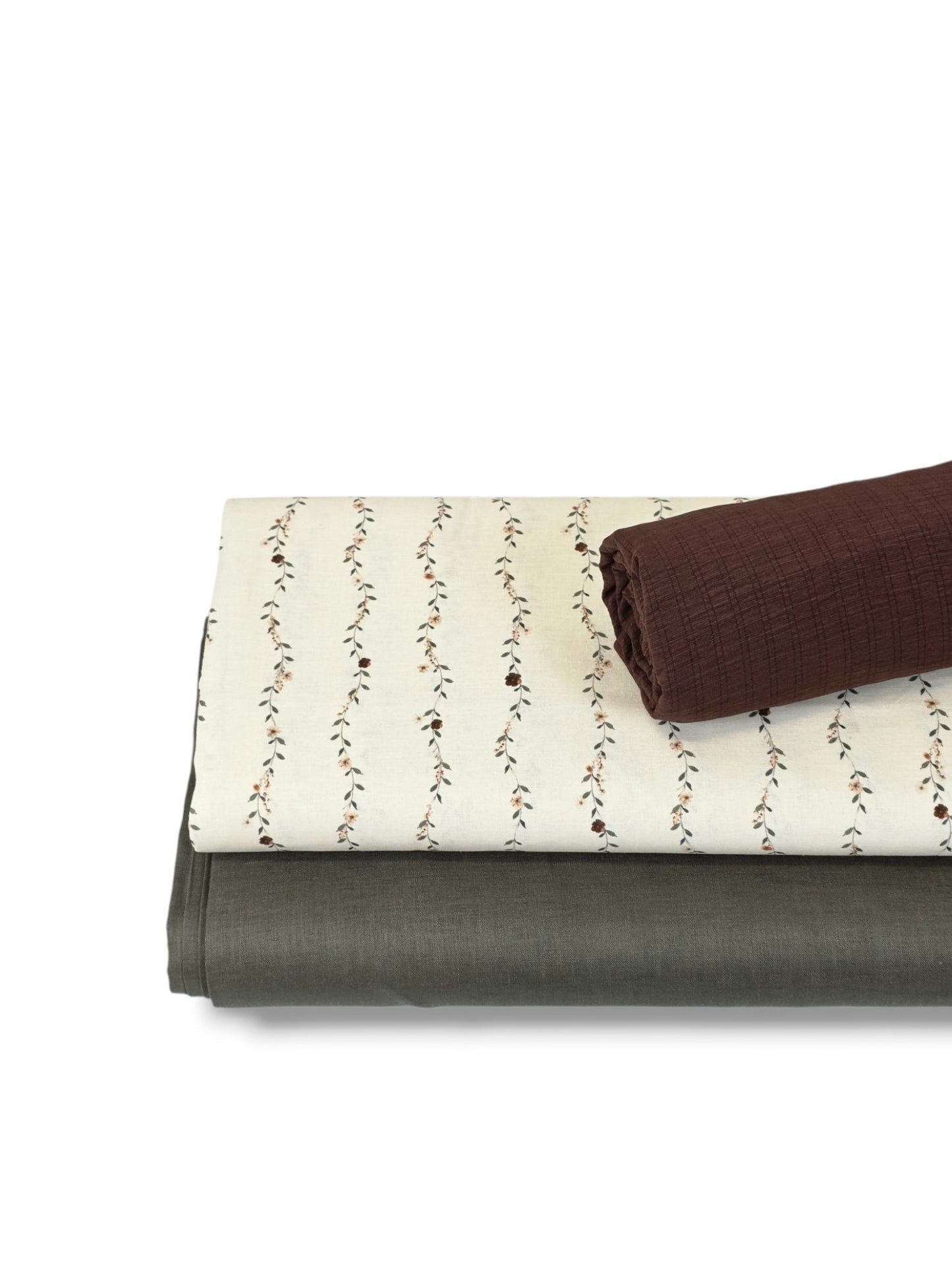 Cotton Linen Vintage Vines Cream