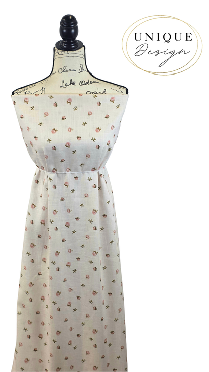* Unique Design * Linen Antique Garden Cream