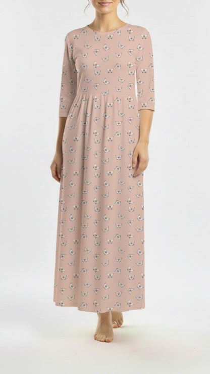 *Unique Design* Liverpool Butterfly Meadow Peach
