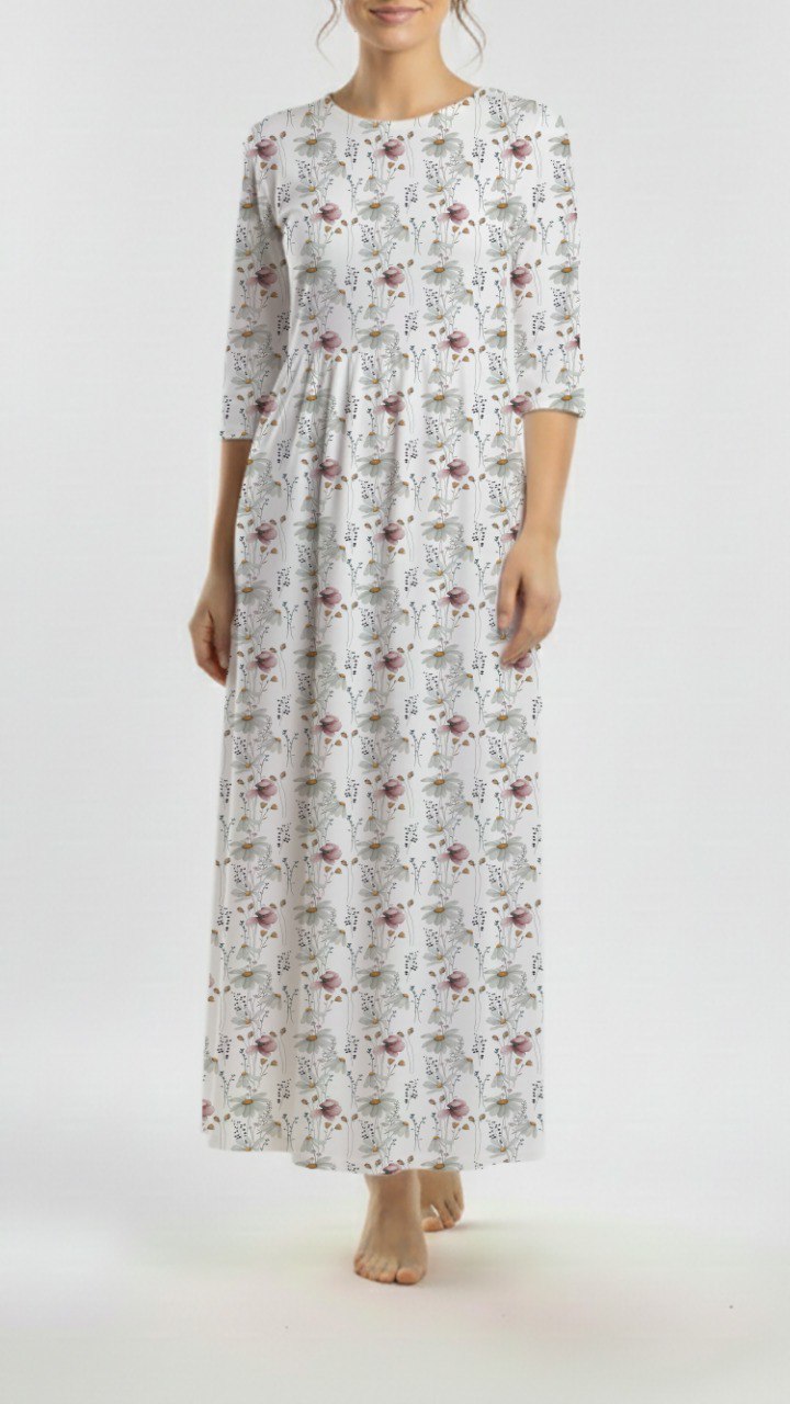 *Unique Design*Poly Breeze White Garden Grace
