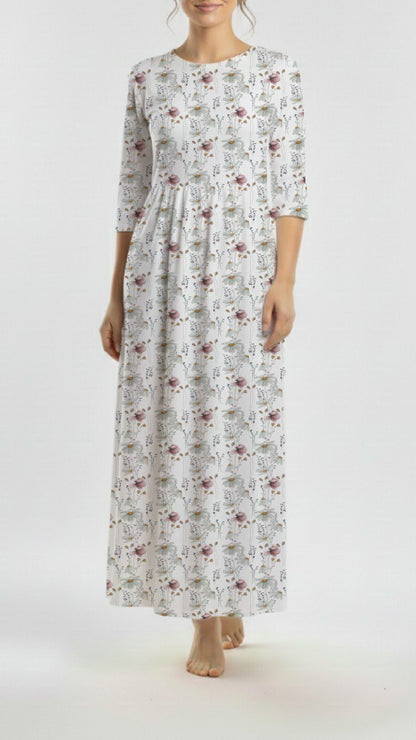 *Unique Design*Poly Breeze White Garden Grace
