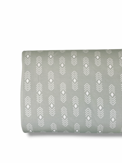 * Unique Design * Cotton Knit Tribal Diamond Dusty Sage