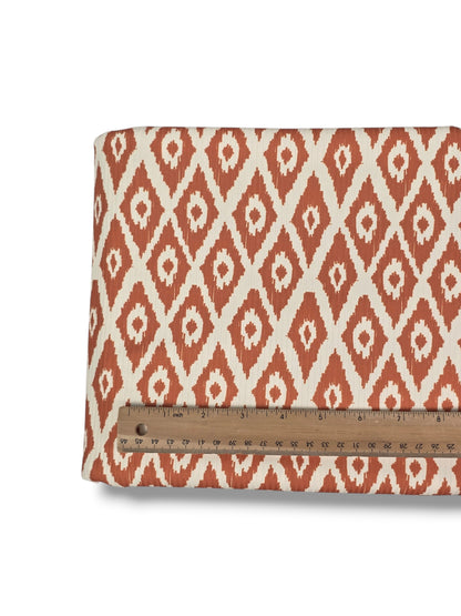 *Unique Design* Willow Ribbed Knit Country Aztec Terracotta