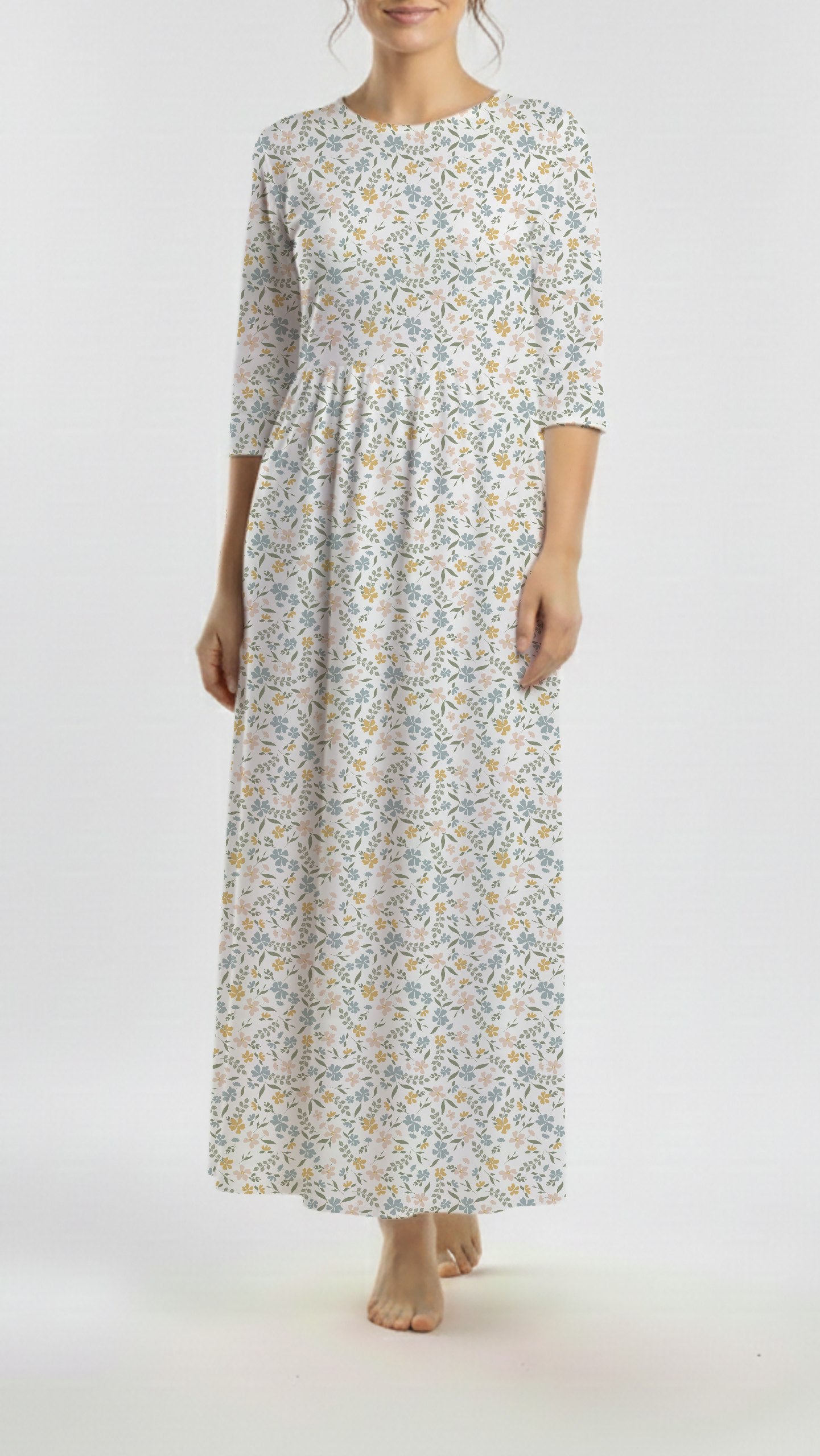 Reign Rib Knit Pastel Petals