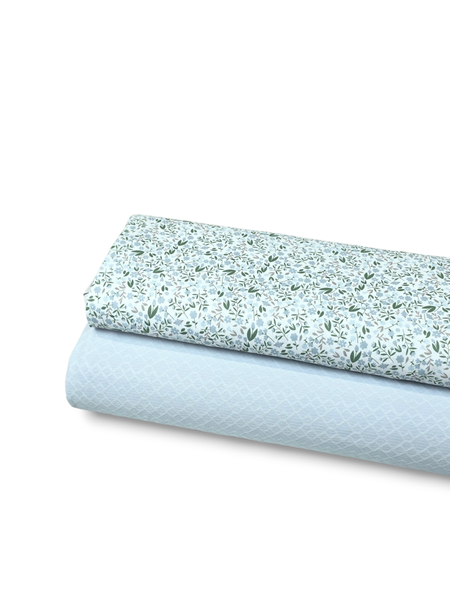 Geo Knit Ice Blue Solid