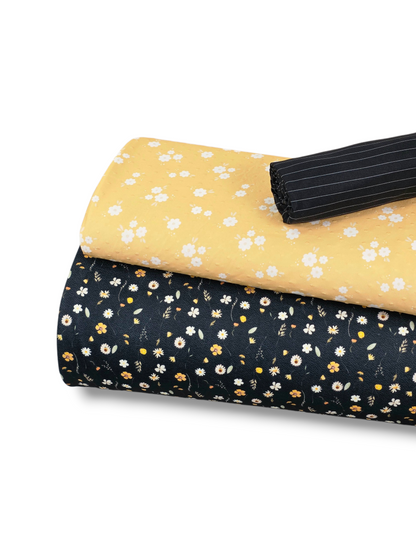 *Unique Design* Liverpool Simple Wildflower Black