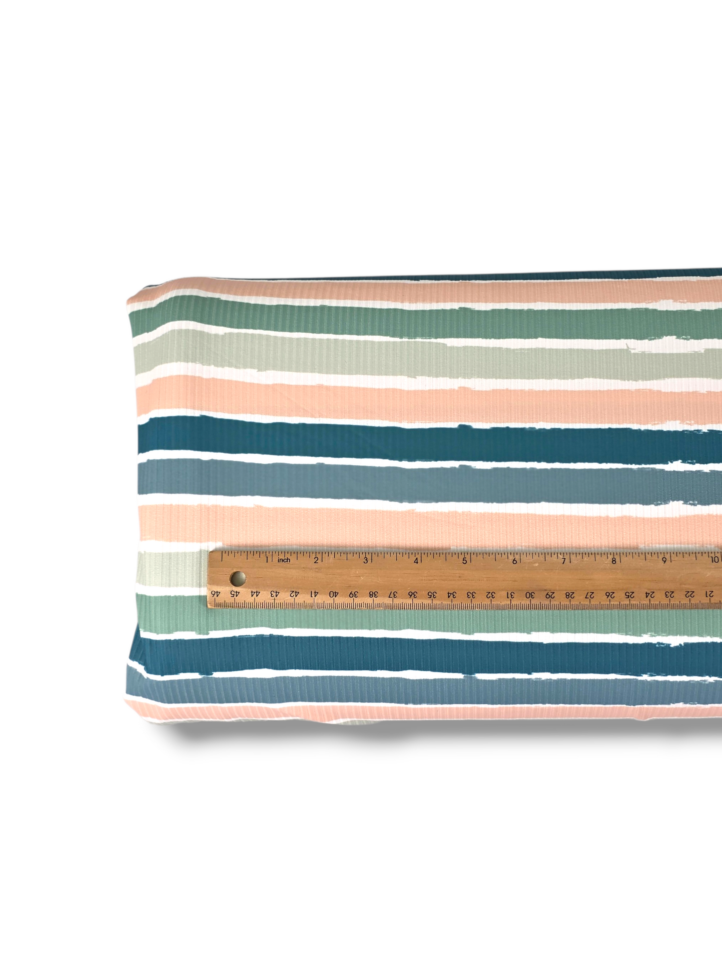 *Unique Design* Willow Ribbed Knit Painted Palette Teal