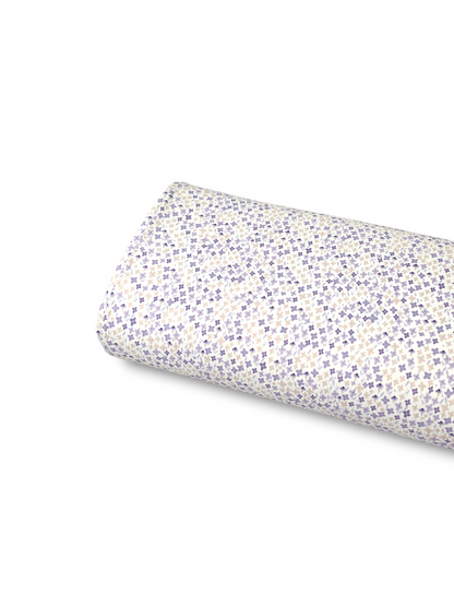 * Unique Design * Willow Ribbed Knit Mini Meadow Blooms Lavender