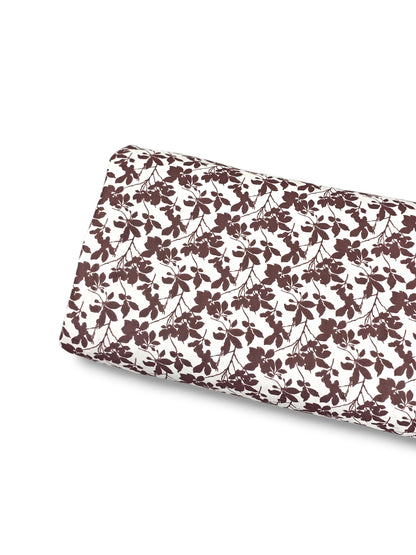 Swiss Dot Knit Sephia Garden Espresso