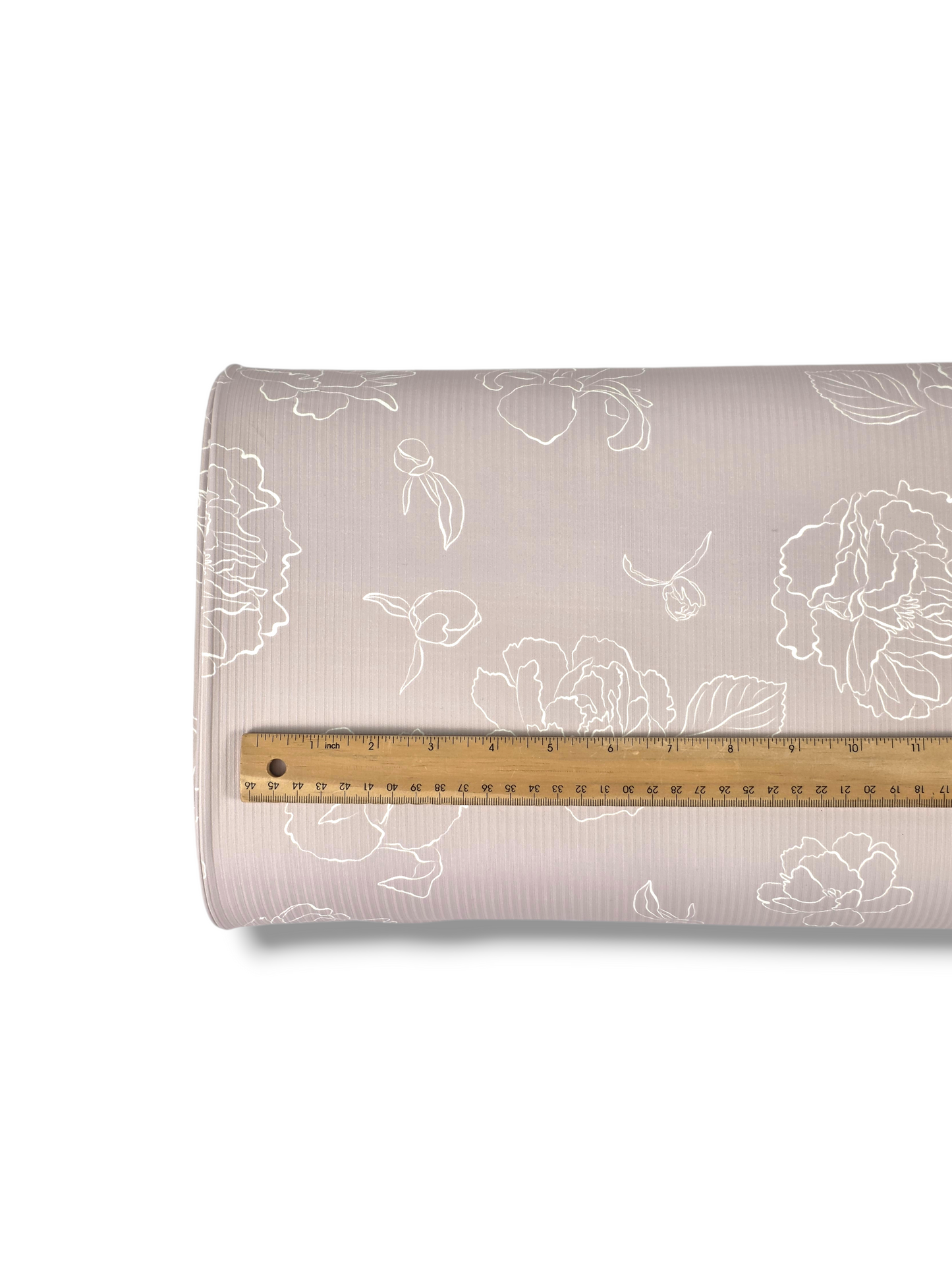 * Unique Design * Willow Ribbed Knit Dreamy Blooms Light Lavender
