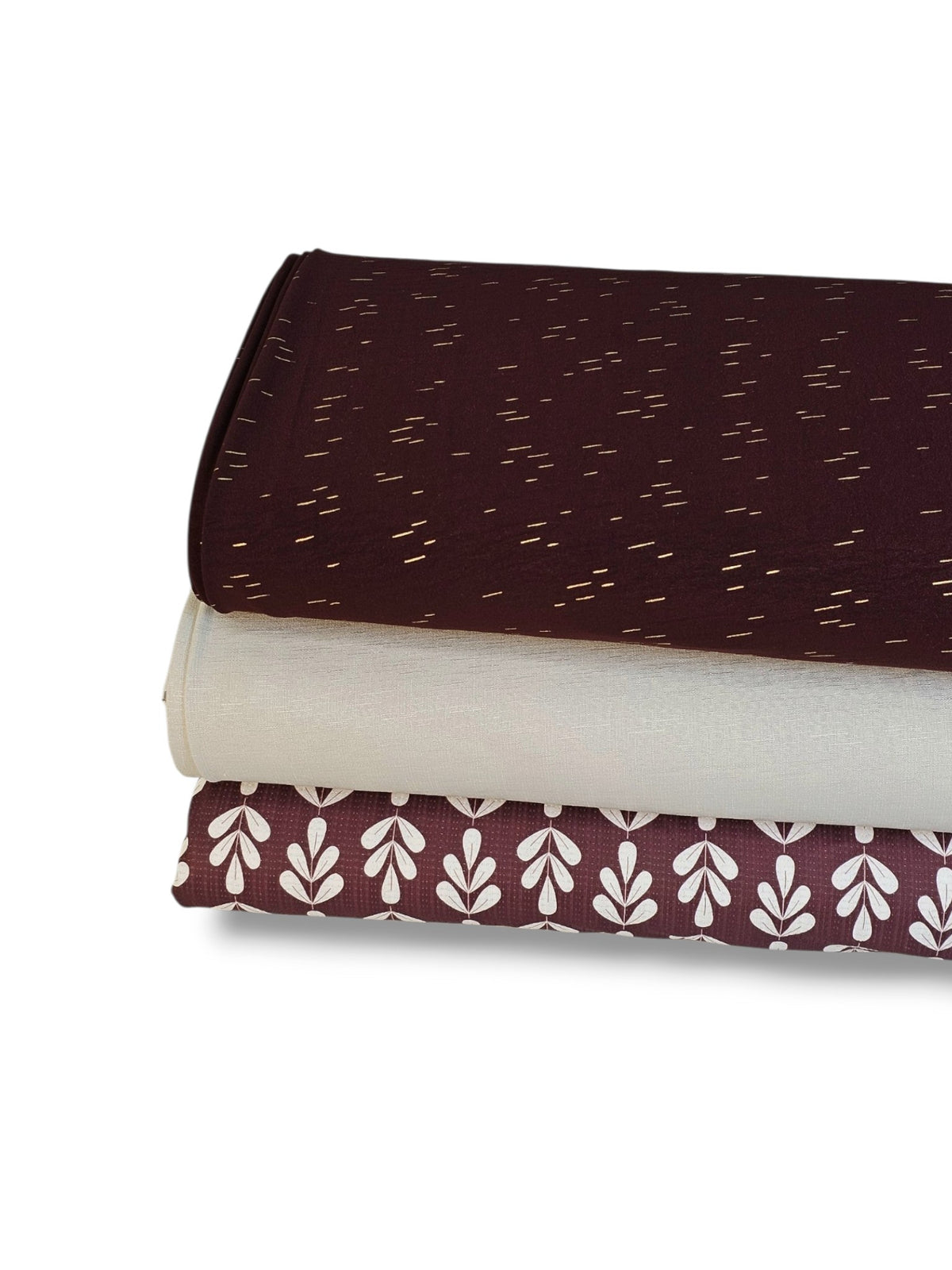 Dream Crepe Foil Burgundy