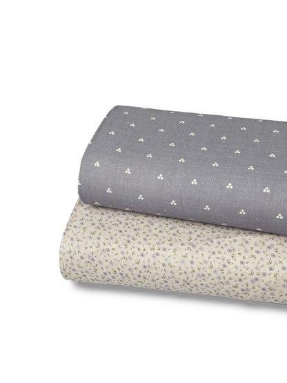 * Unique Design * Linen Spring Daydream Pastel Blue