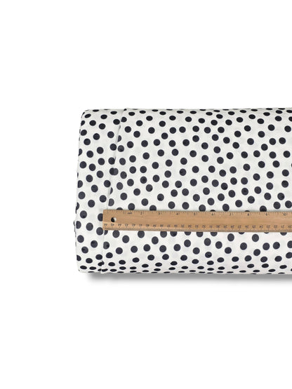 *Unique Design* Swiss Dot Knit Classic Dots White