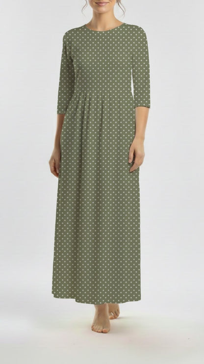 *Unique Design* Willow Ribbed Knit Modern Diamond Dusty Olive