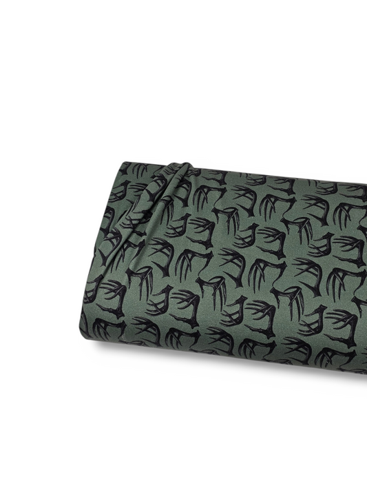 * Unique Design * Cotton Knit Black Antlers Hunter