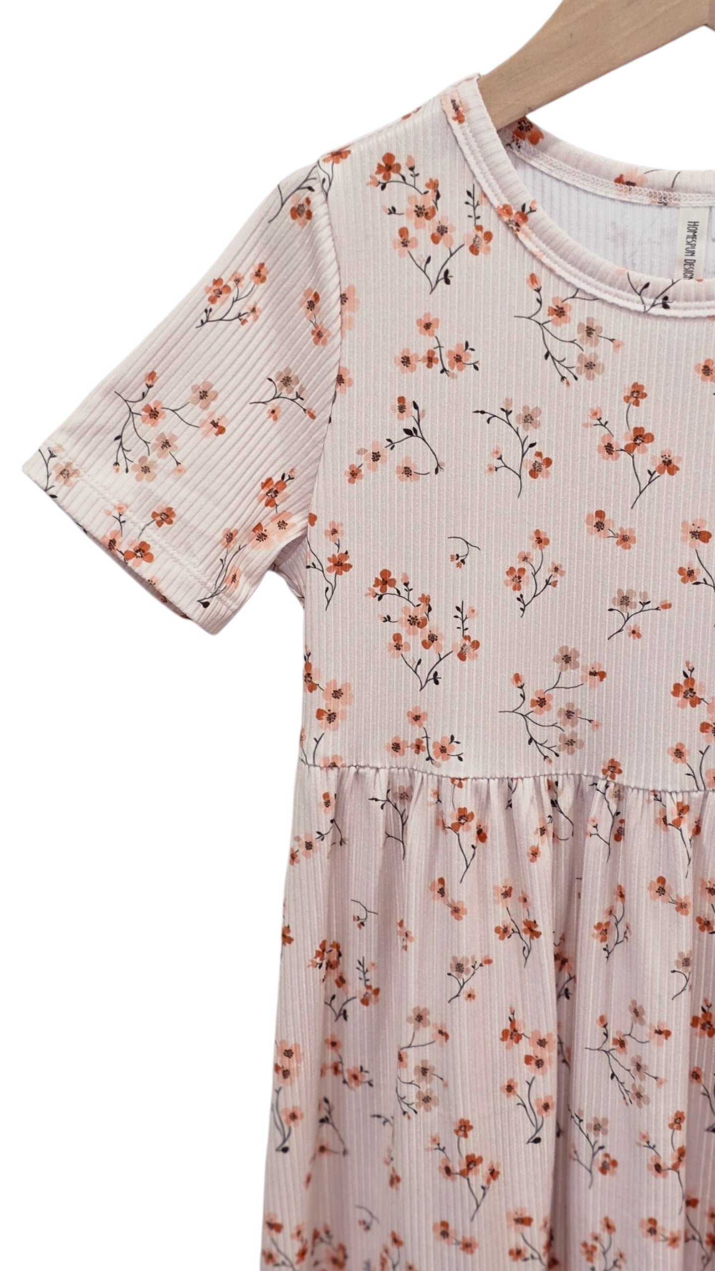 5T Brushed Rib Knit Cherry Blossom