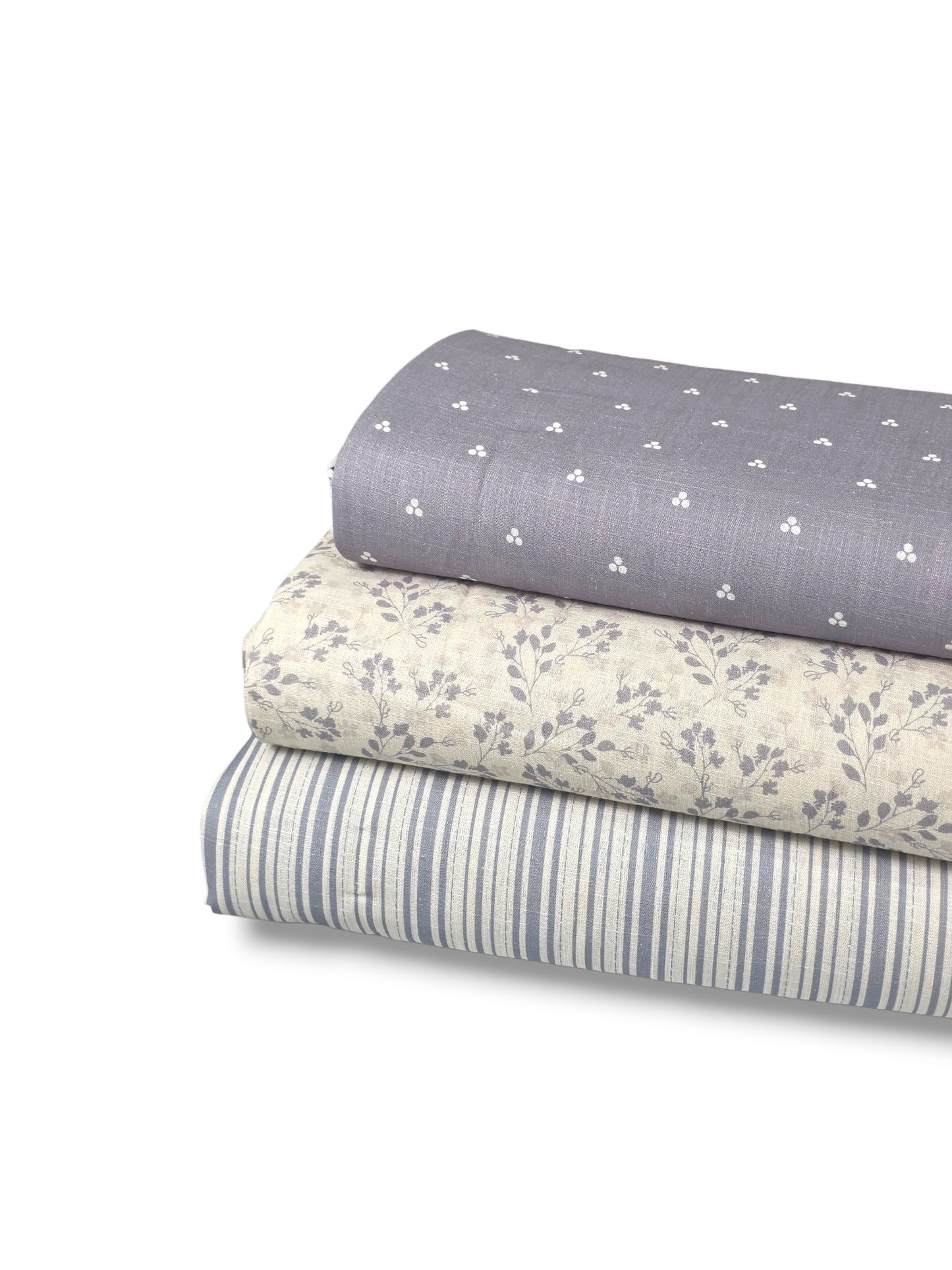 *Unique Design* Linen Coastal Stripe Mist