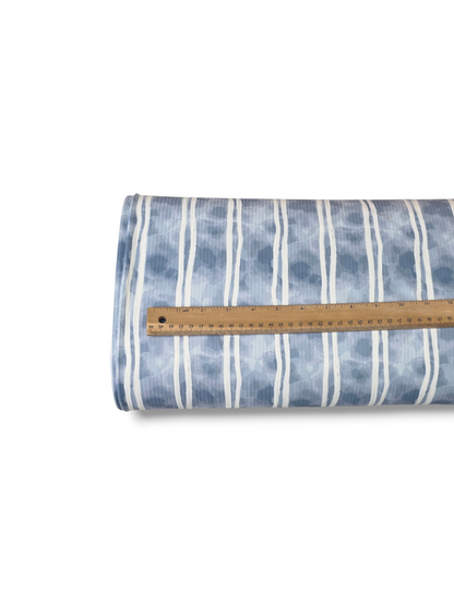 *Unique Design* Willow Ribbed Knit Watercolor Stripes Blue