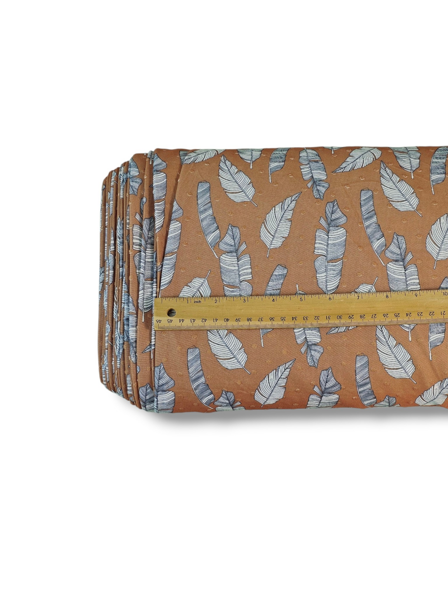 *Unique Design* Swiss Dot Knit Modern Oasis Terracotta