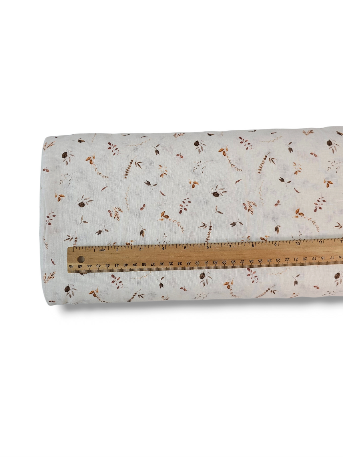 *Unique Design* Linen Bronze Waterleaf White
