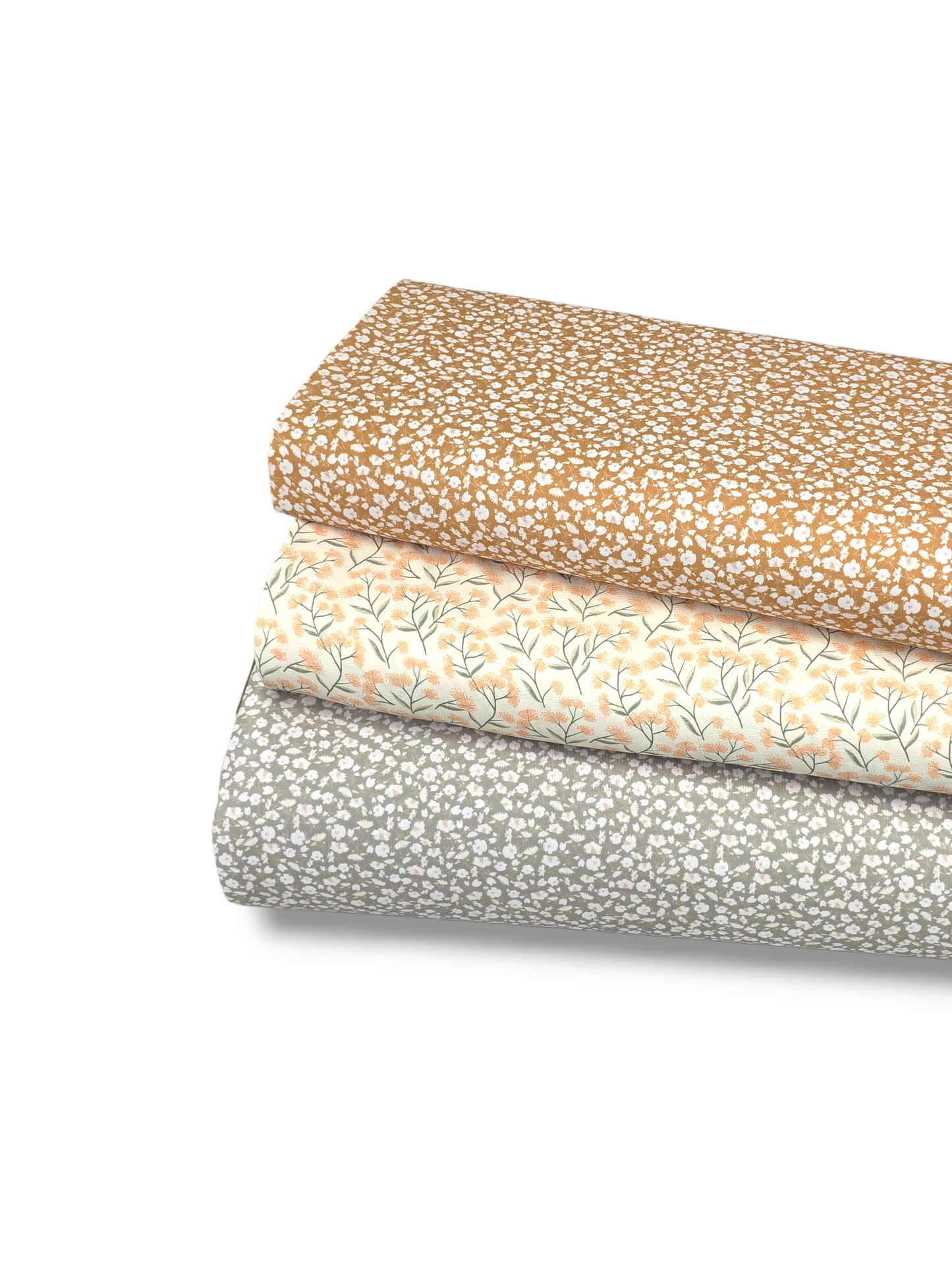 * Unique Design * Poly Breeze Petite Blooms Golden Yellow