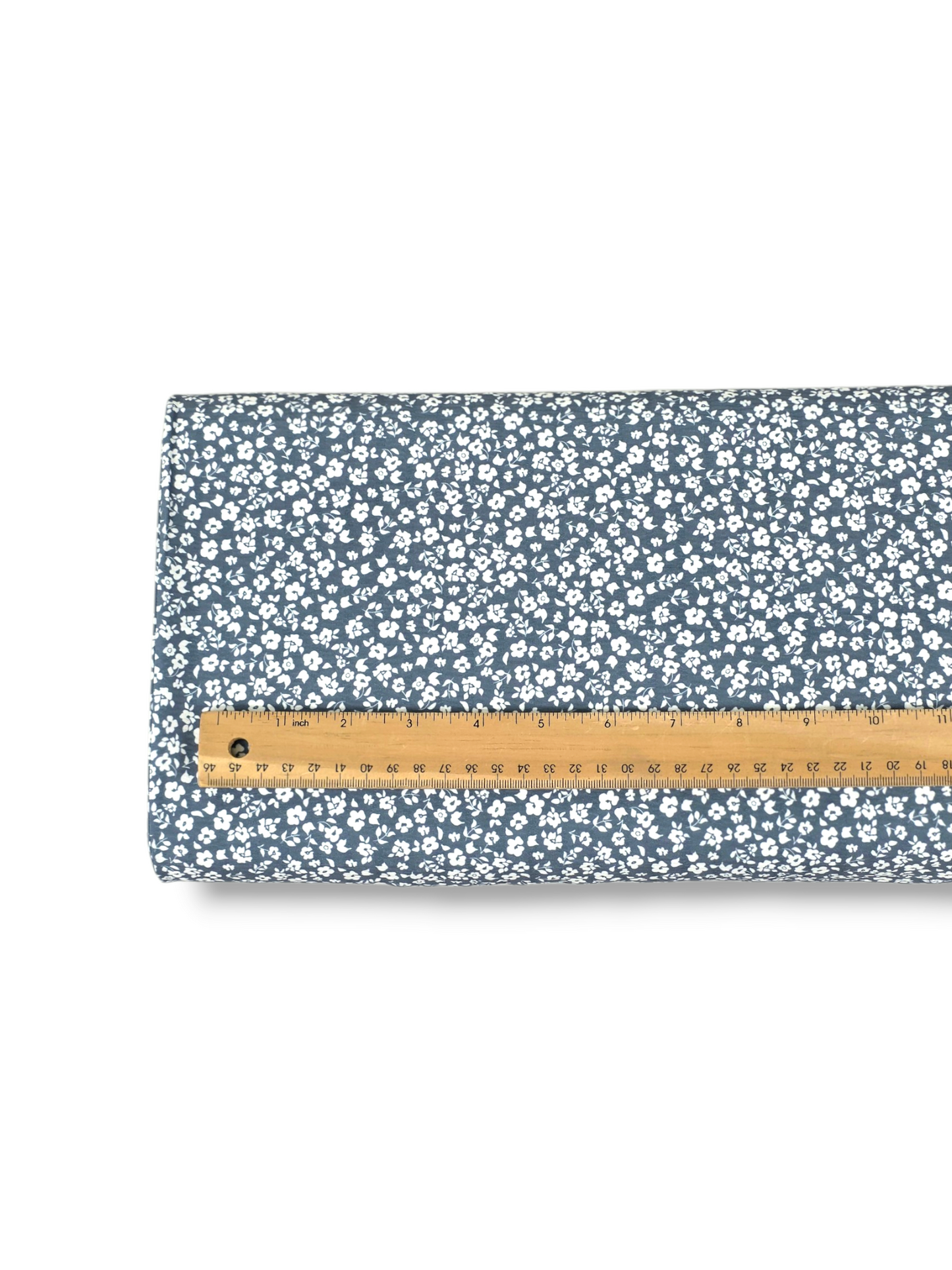 *Unique Design* Crinkled Crepe Sweet Blossom Dusty Blue