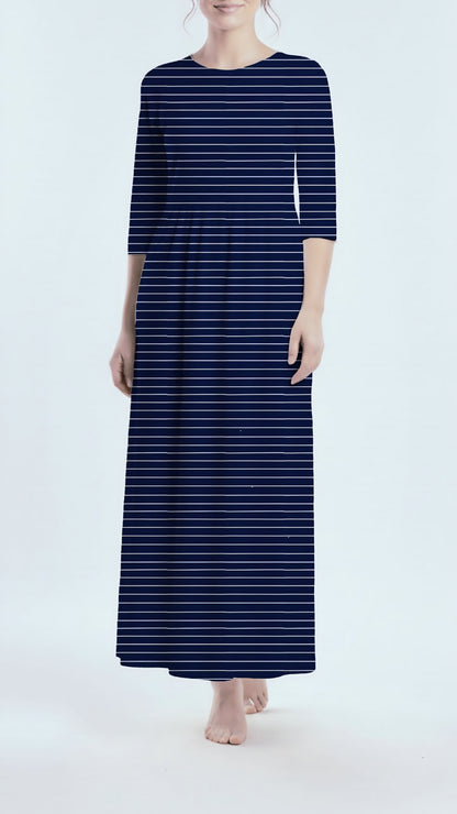 *Unique Design* Cloud Poly Classic Stripe Navy