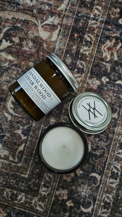 Serenity Coconut Wax Candle Amber Jar 9 Oz