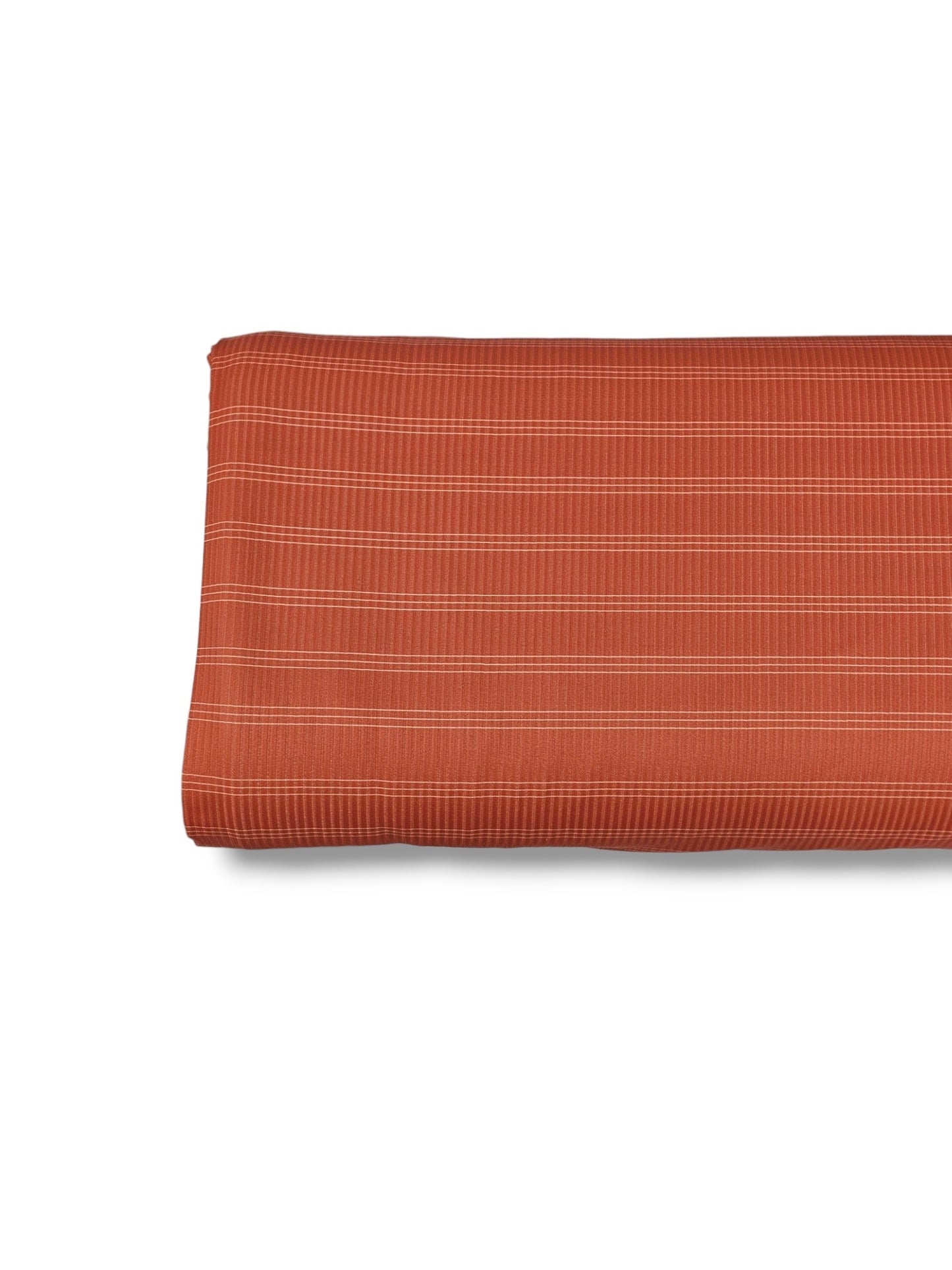 * Unique Design * Willow Ribbed Knit Heritage Stripe Rust