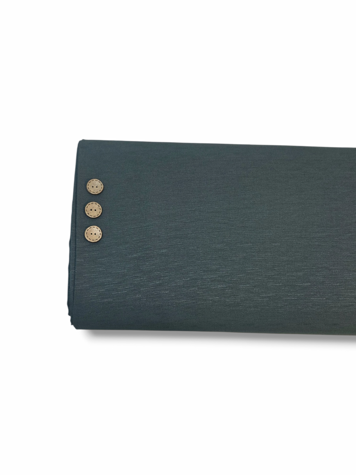 Poly Linen Look Solid Teal