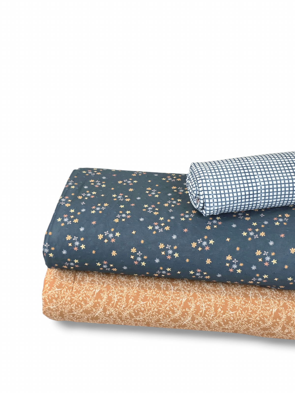 * Unique Design * Swiss Dot Knit Micro Spring Toss Denim