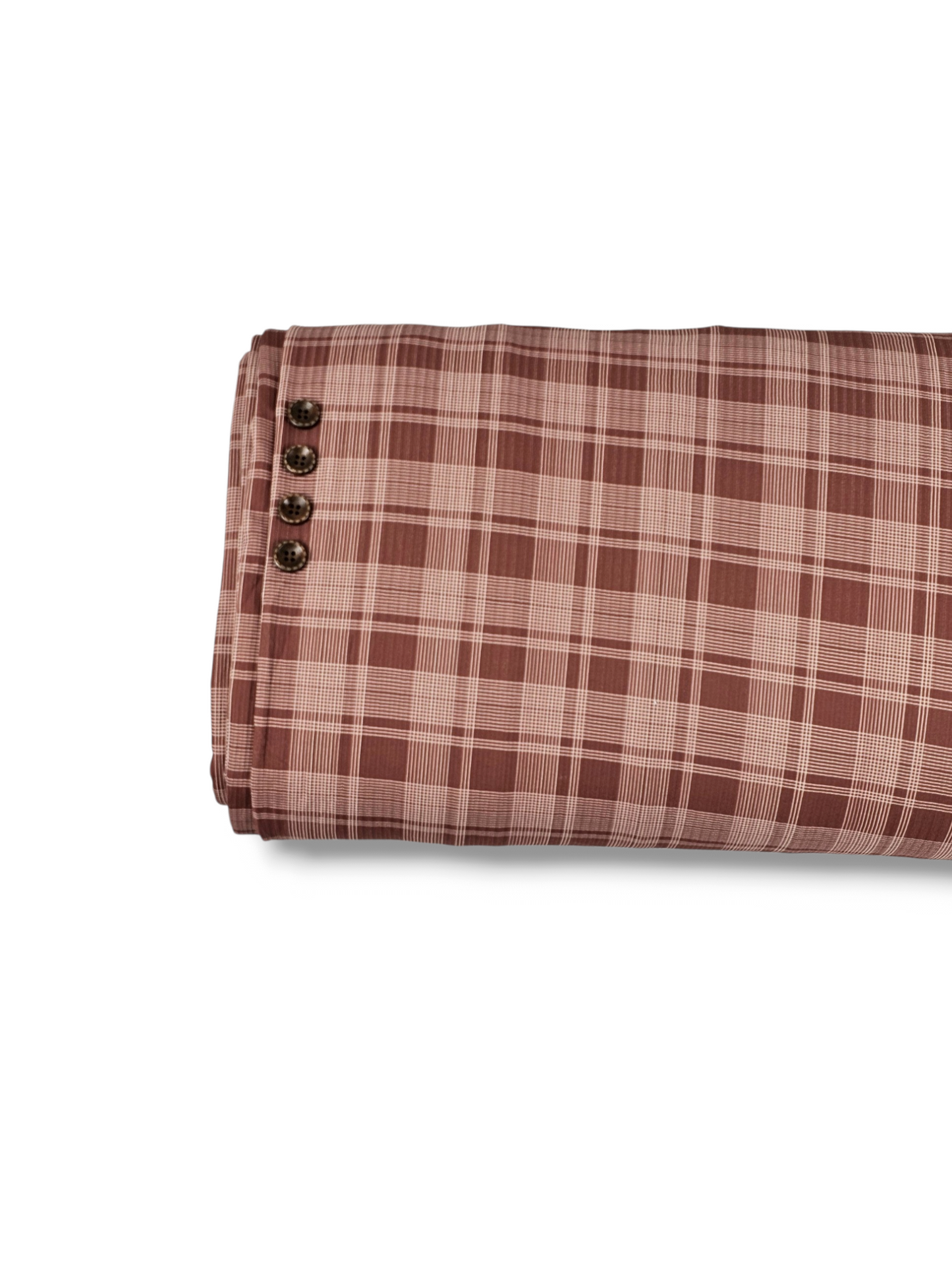 Reign Rib Knit Woven Threads Chestnut