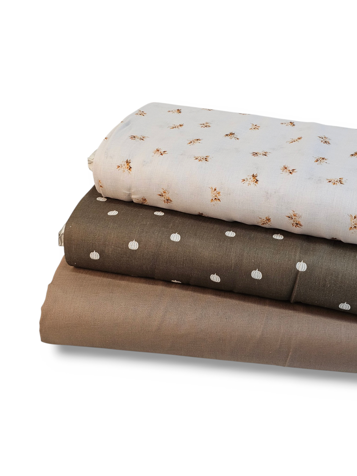 *Unique Design* Linen Petite Bouquet Toss Tan