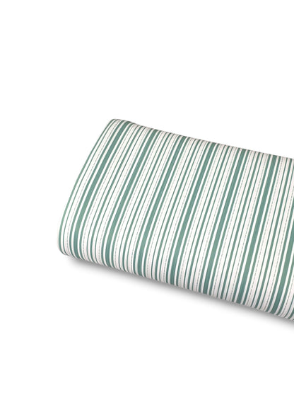 *Unique Design* Willow Ribbed Knit Coastal Stripe Seafoam