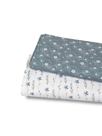 * Unique Design * Swiss Dot Knit  Spring Whispers White