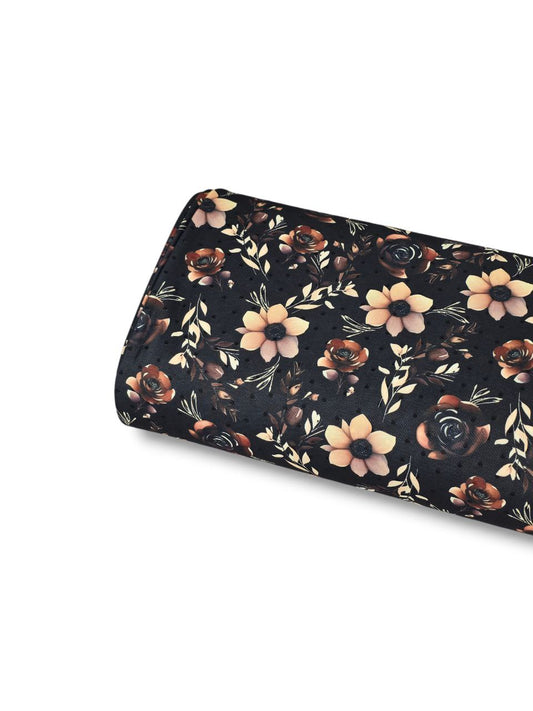 *Unique Design* Swiss Dot Knit Midnight Meadow Black