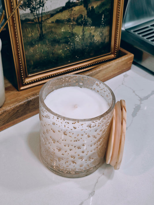 Chai-Latte Coconut Wax Terrain Gold Flex Candle 18 Oz