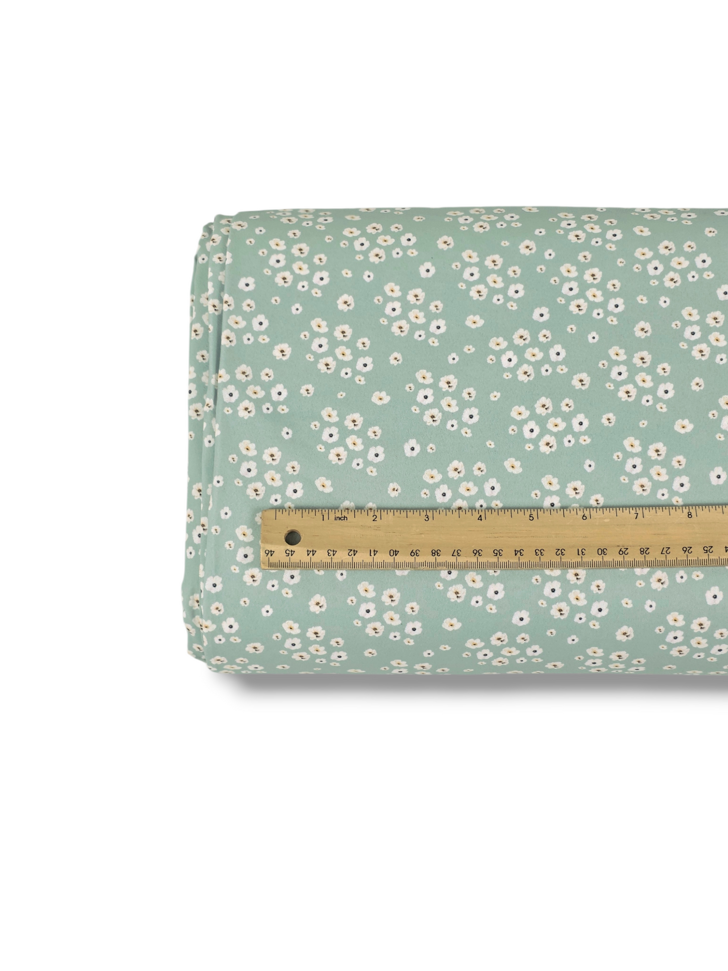 * Unique Design * Poly Breeze Ivory Petal Cadet Blue