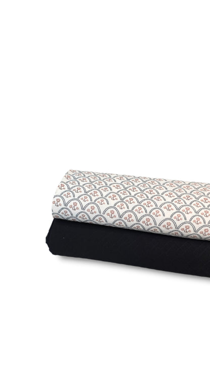 Jacquard Knit Black