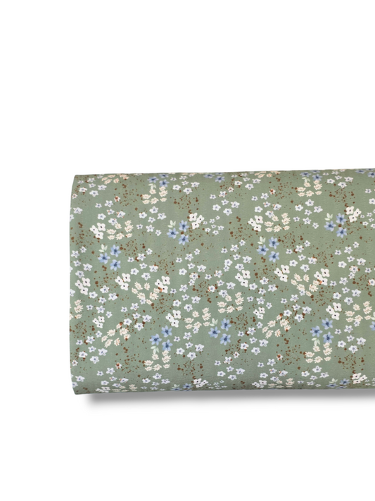 * Unique Design * Crinkled Crepe Meadow Mist Sage