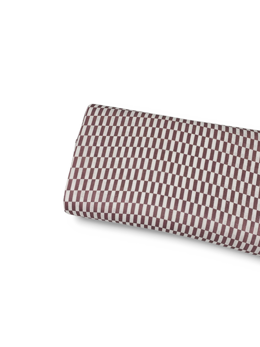 * Unique Design * Linen Modern Grid Mocha