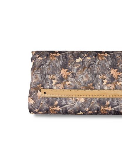 * Unique Design * Cotton Knit Camo Leaves