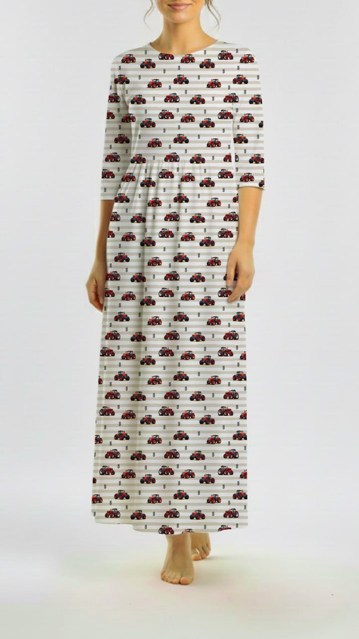 * Unique Design * Cotton Knit Country Grid