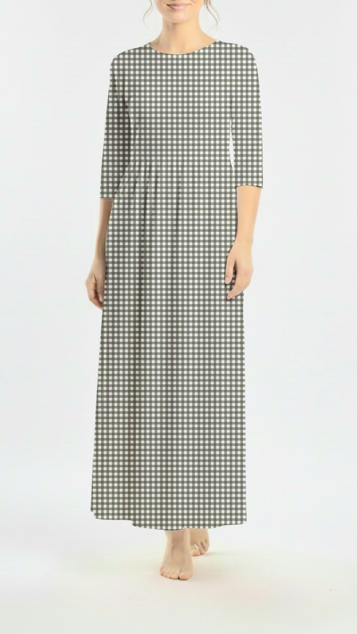 * Unique Design * Ribbed Knit Cotton Feel Farmhouse Plaid Spruce